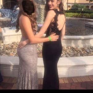 Prom dress black size 2/3